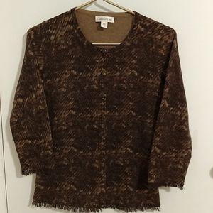 Coldwater Creek Sweater. Size: Small. Cotton/Cashmere/Wool blend. Like N…